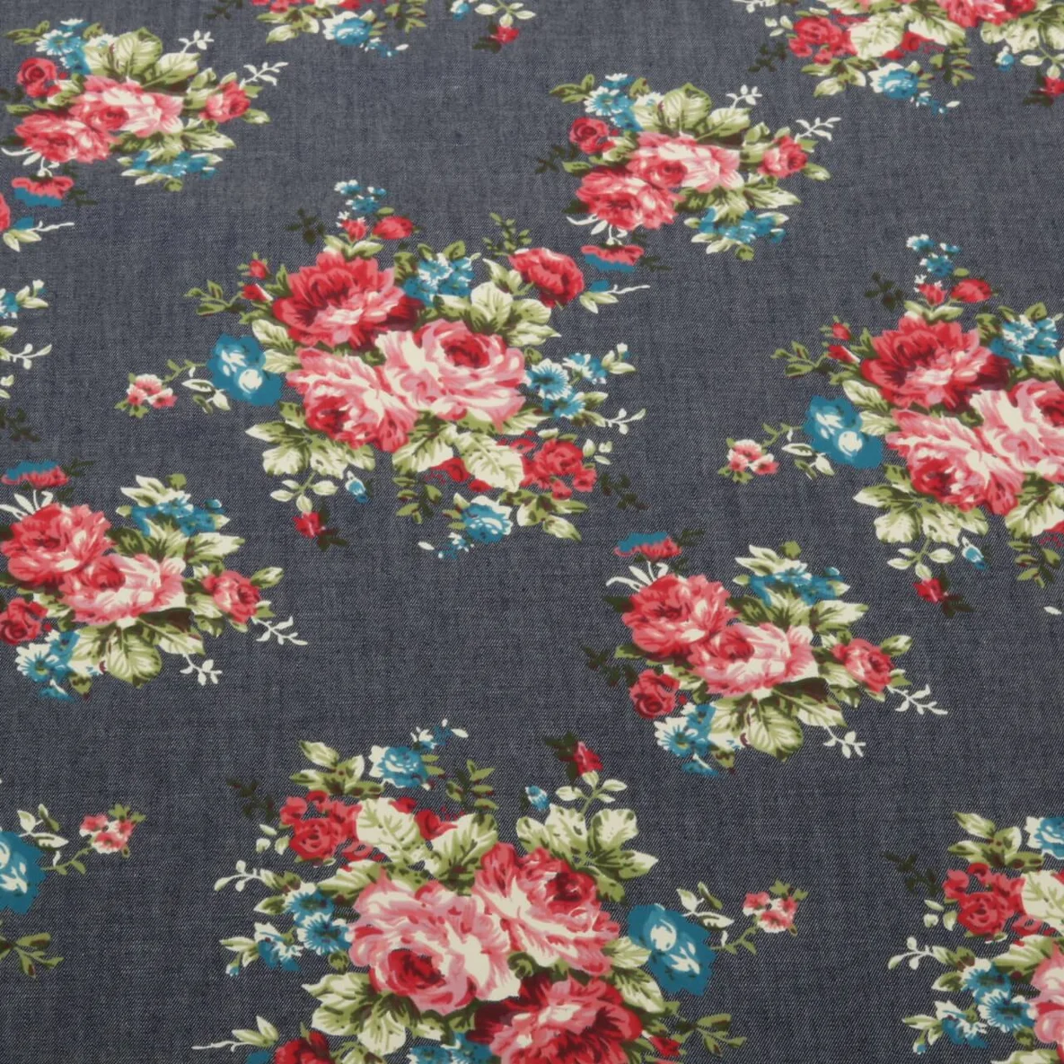 Blusenjeans Blumen Blau