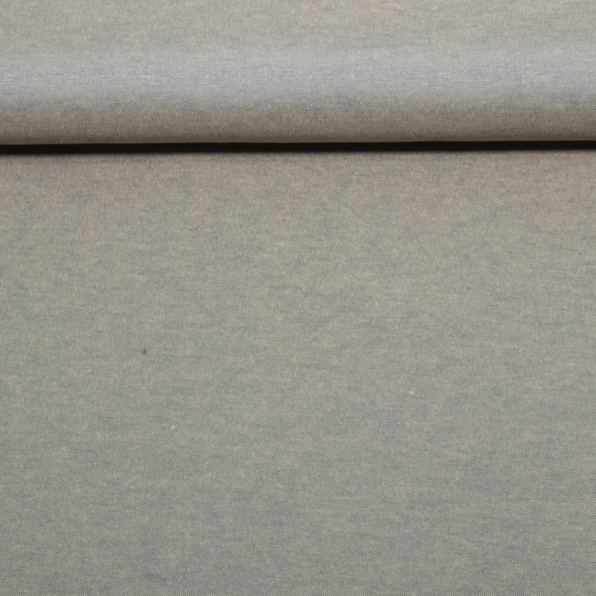 Blusenjeans Chambray Uni Grau