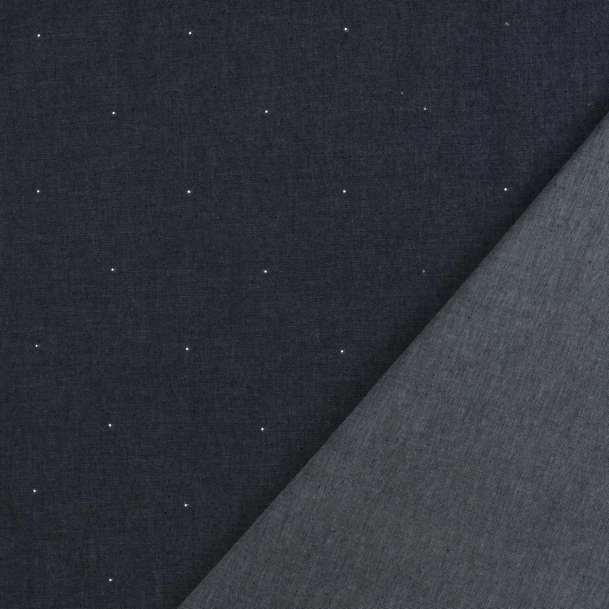 Blusenjeans Glitzersteine Blau