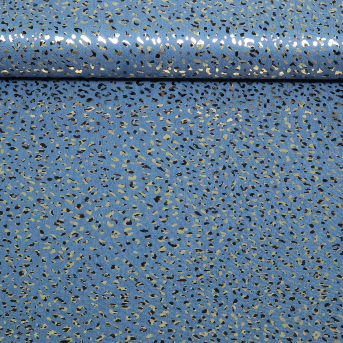 Blusenjeans Leo Foliendruck Hellblau