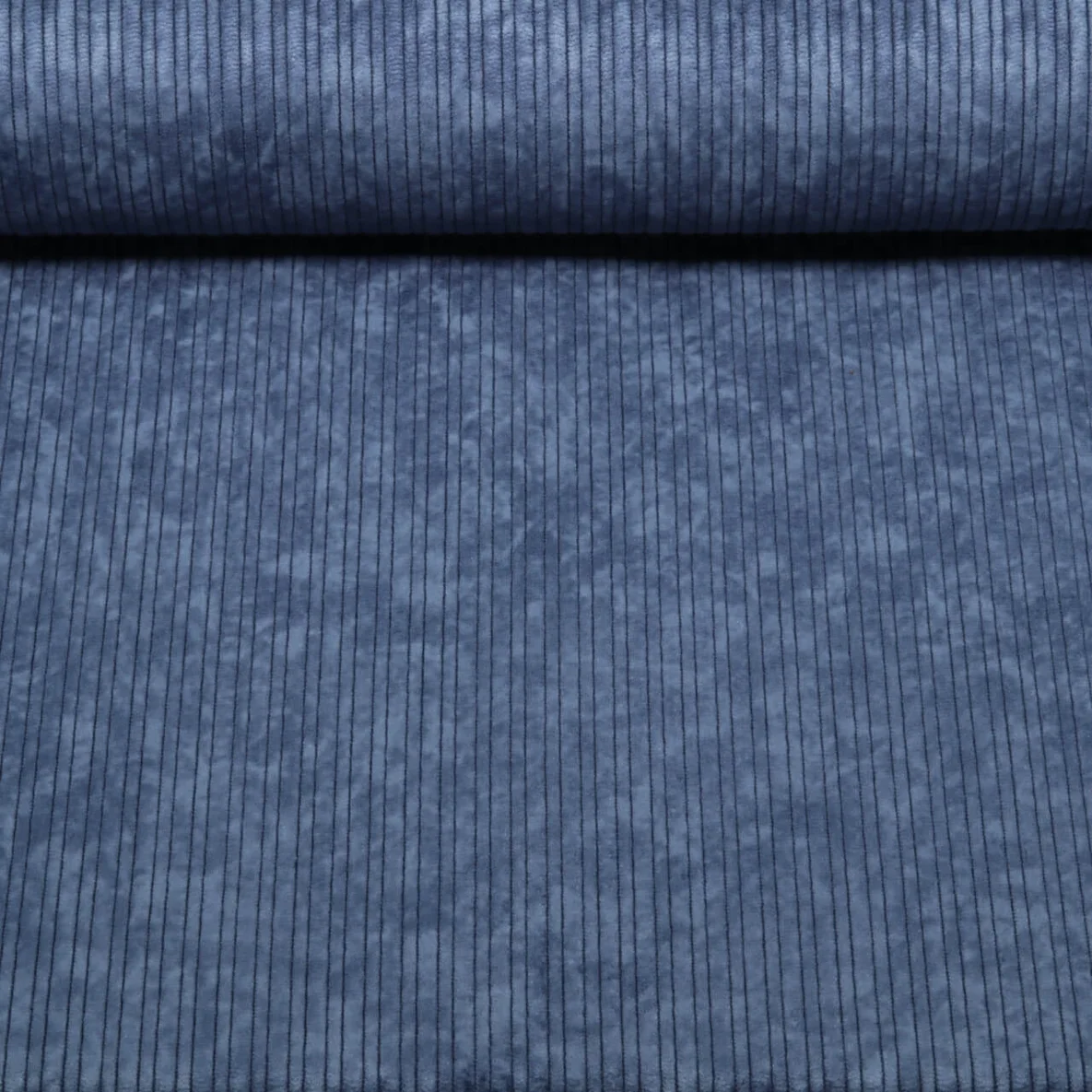 Breitcord Stretch High Low Blau