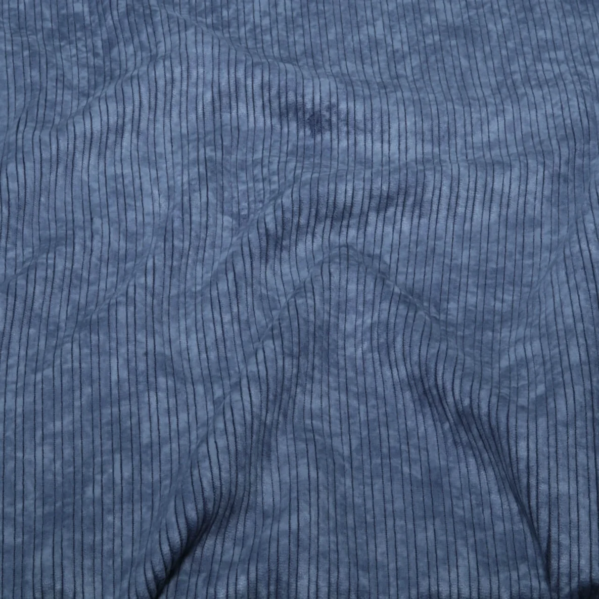 Breitcord Stretch High Low Blau