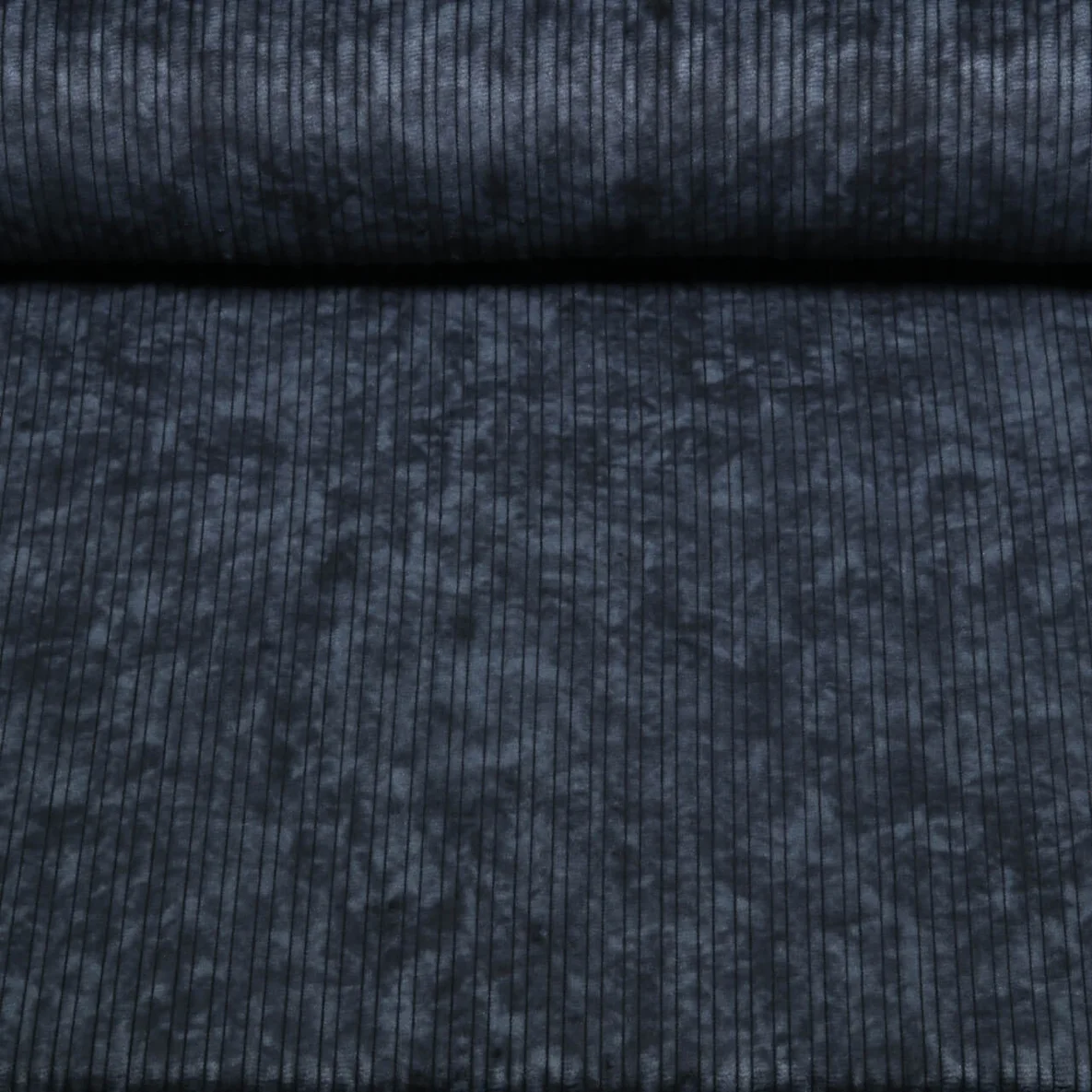 Breitcord Stretch High Low Schwarz
