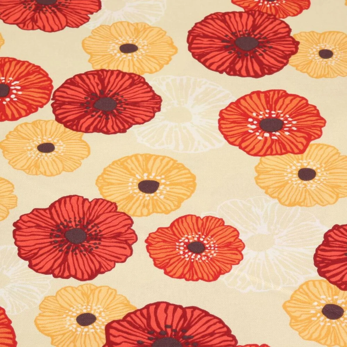 Canvas Blüten Vanille