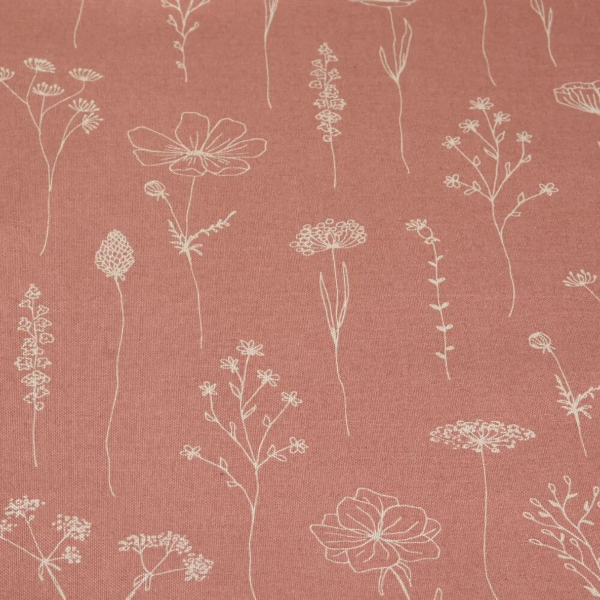 Canvas Blumen Altrosa