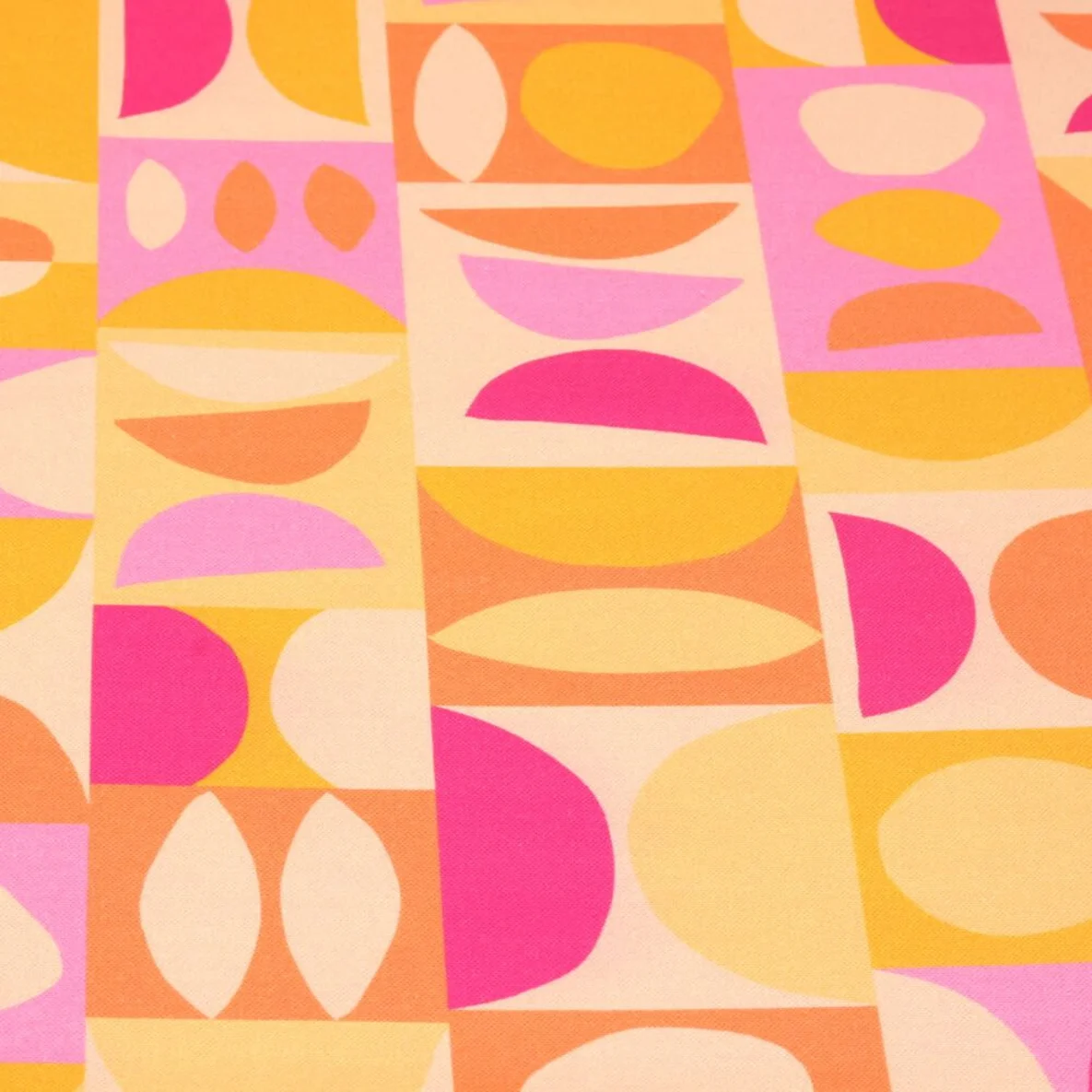 Canvas Formen Gelb Pink