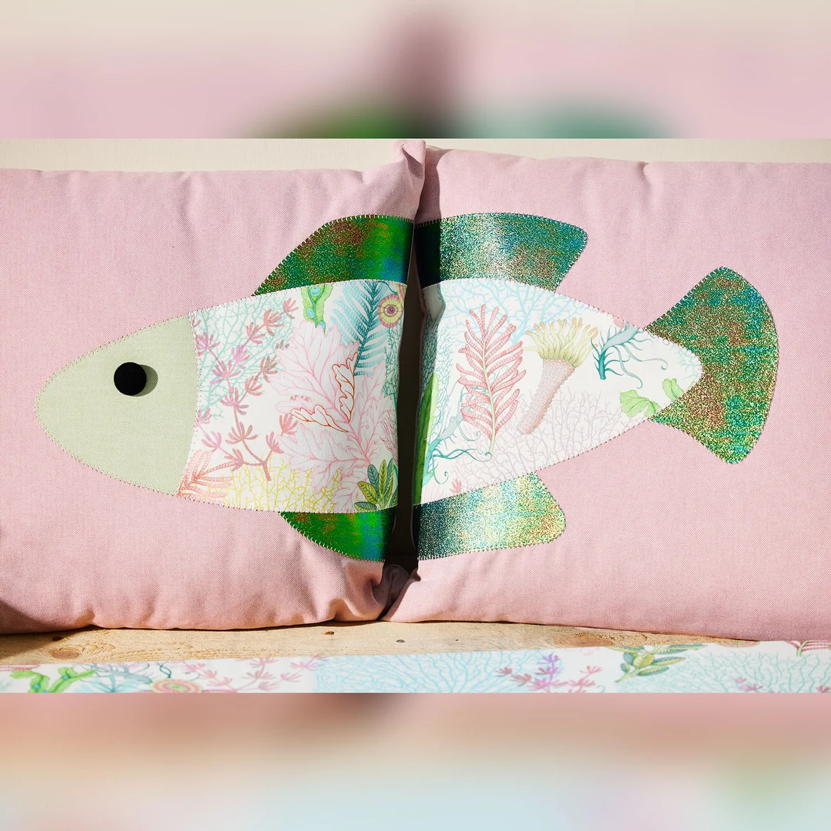 Canvas "Harry" Dobby  Melange Rosa
