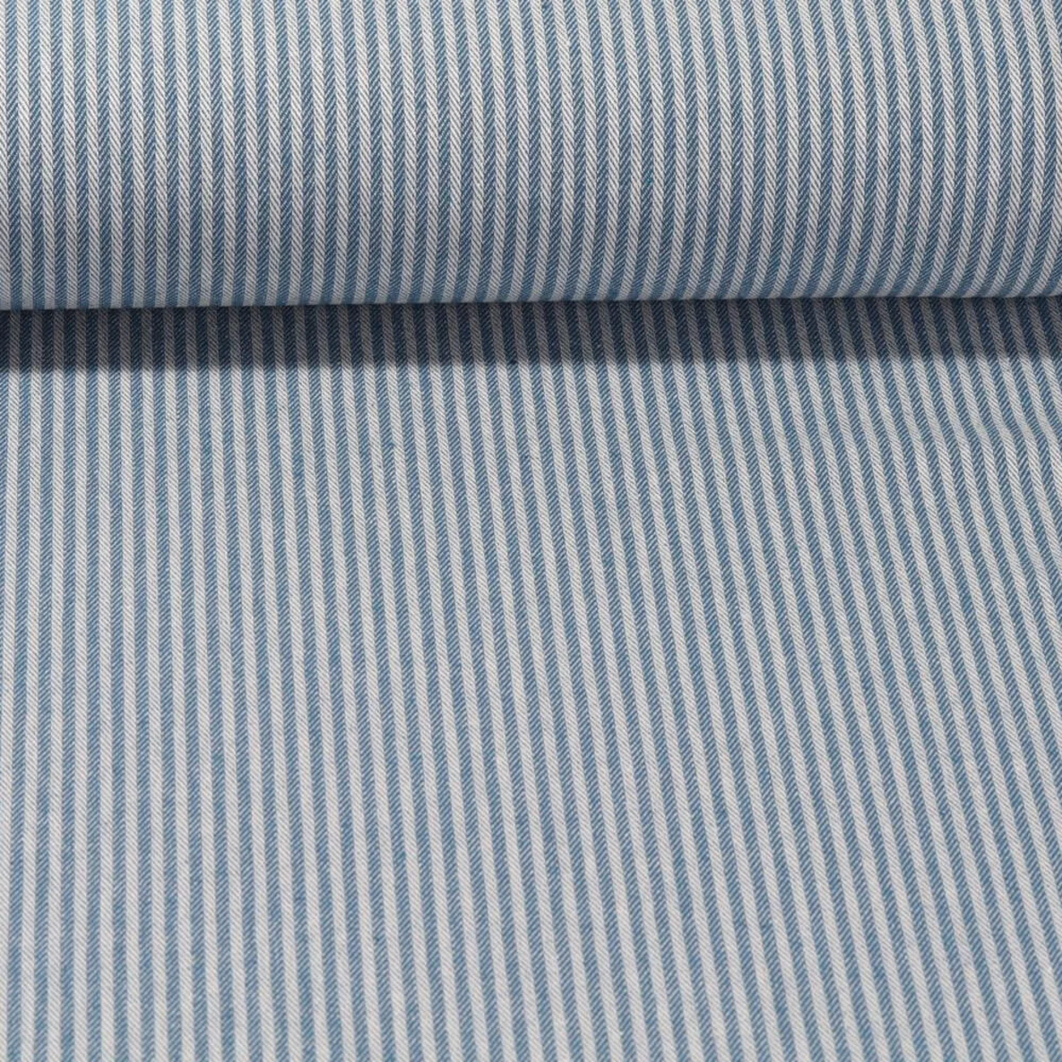 Canvas "Harry" Gestreift Weiß Blau