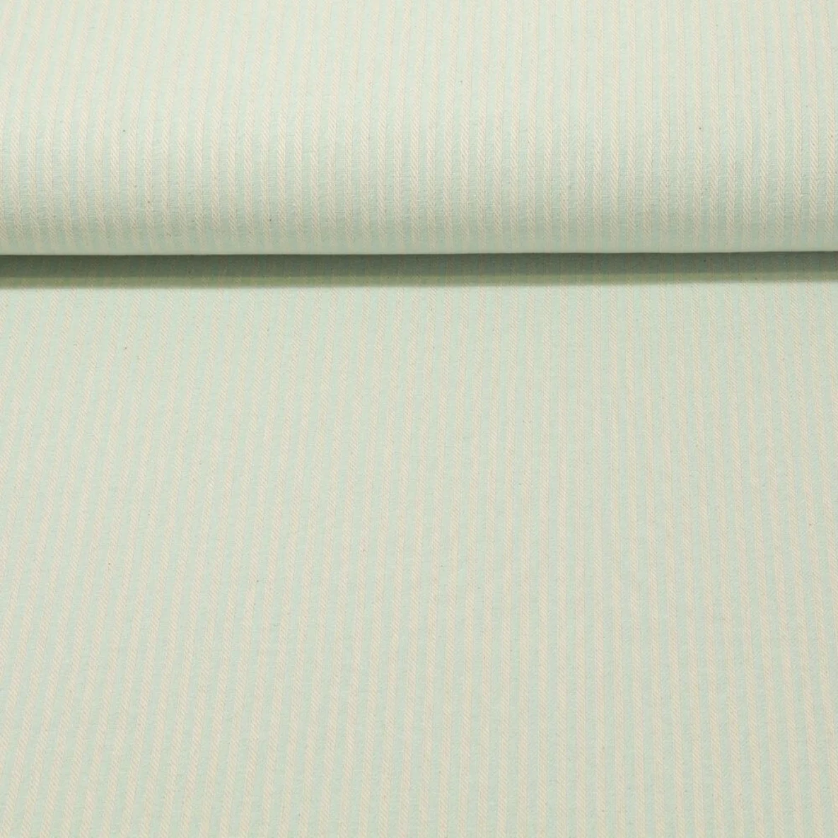 Canvas "Harry" Gestreift Weiß Eisblau