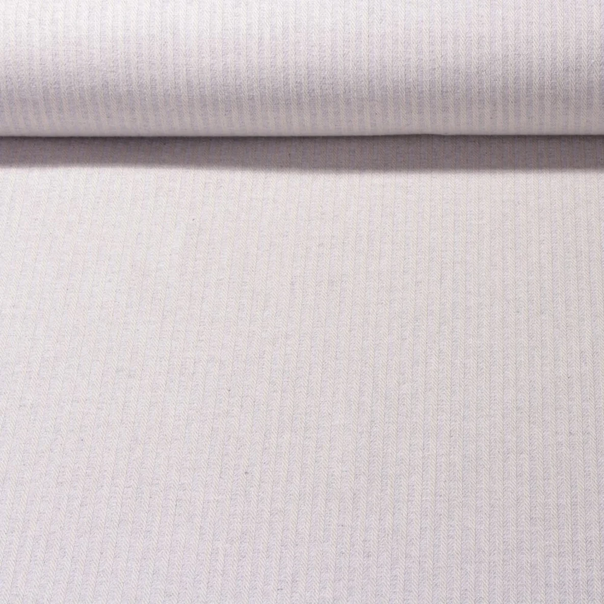 Canvas "Harry" Gestreift Weiß Hellgrau