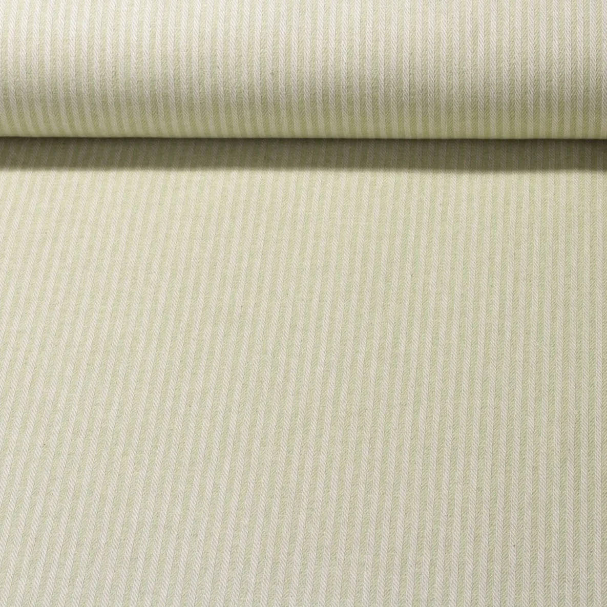 Canvas "Harry" Gestreift Weiß Lindgrün