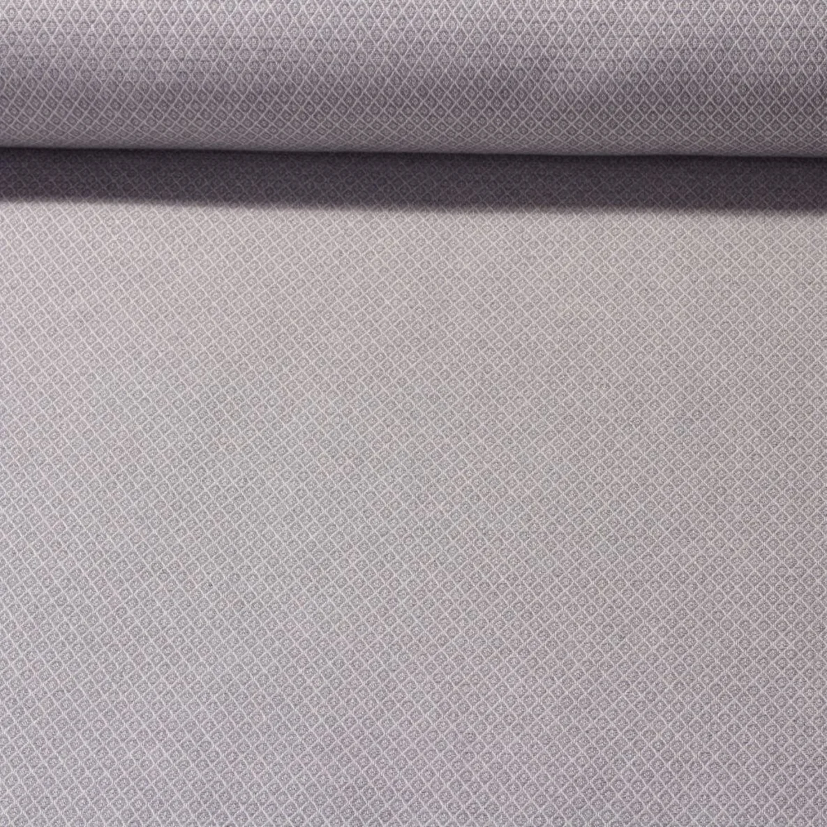 Canvas "Harry" Kleine Rauten Grau Weiß