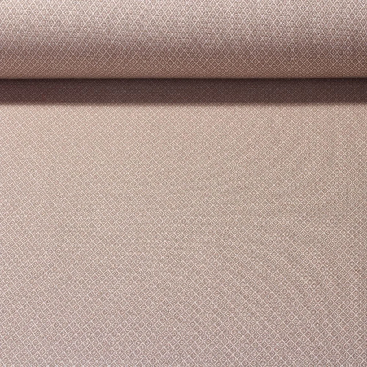 Canvas "Harry" Kleine Rauten Hellbraun Weiß