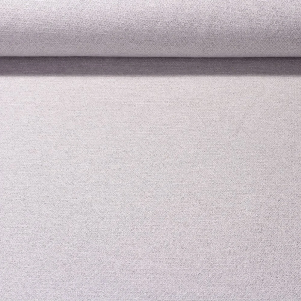 Canvas "Harry" Kleine Rauten Hellgrau Weiß