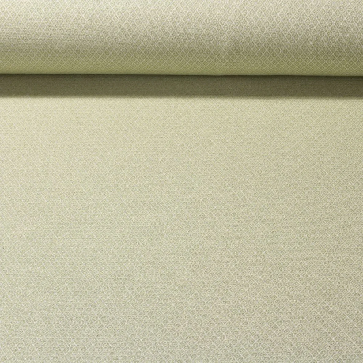 Canvas "Harry" Kleine Rauten Lindgrün Weiß