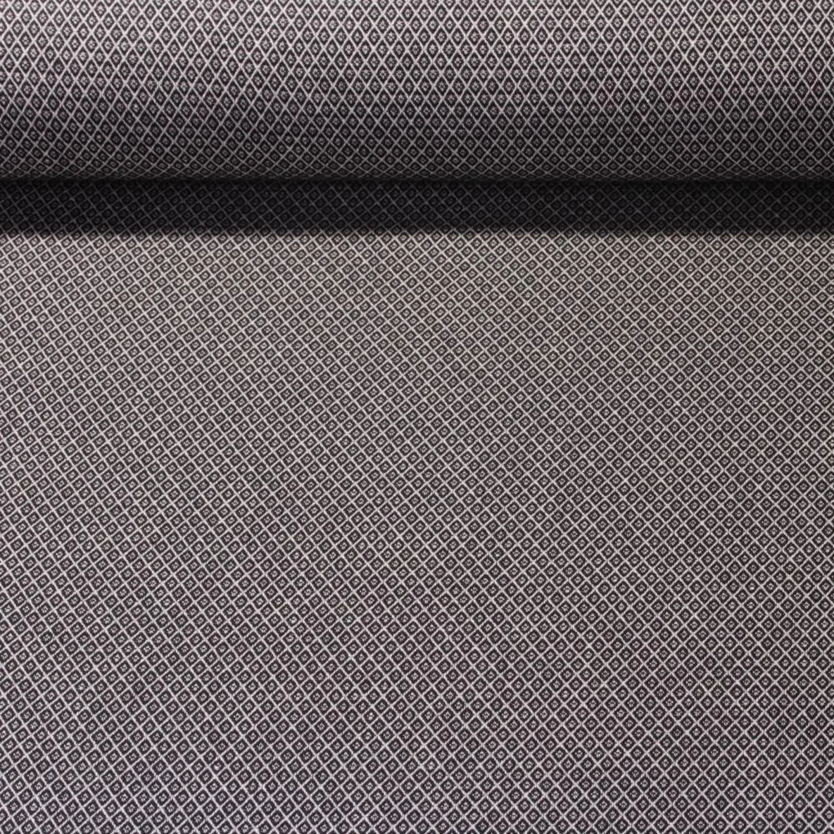 Canvas "Harry" Kleine Rauten Schwarz Weiß