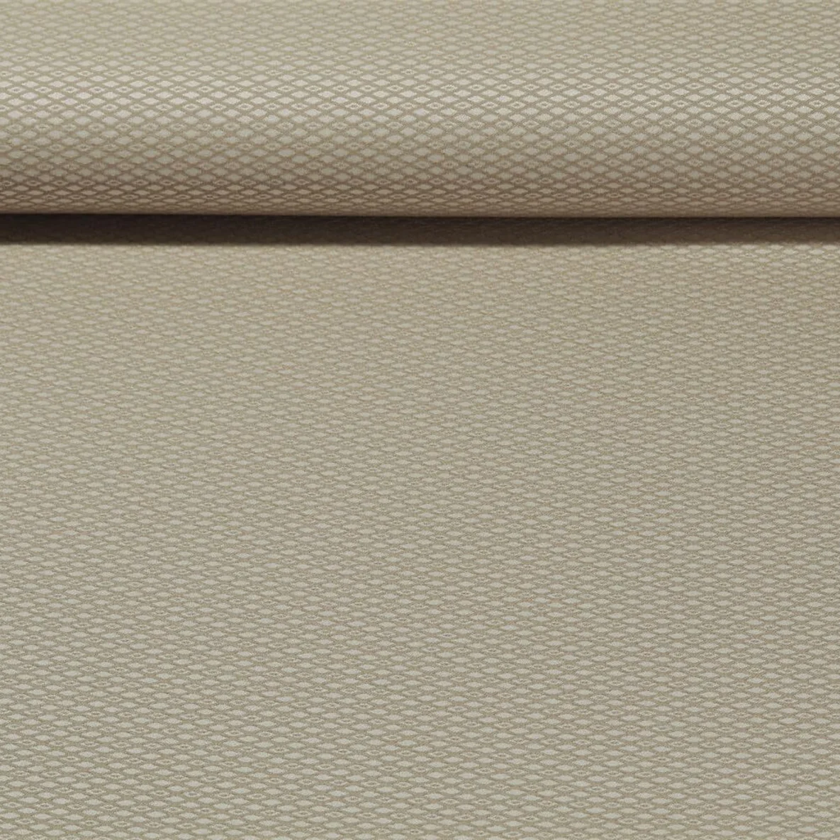 Canvas Jacquard "Country Soft" Rauten Beige
