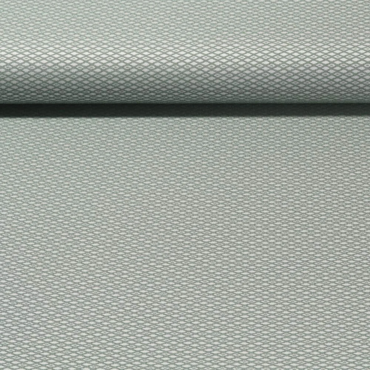 Canvas Jacquard "Country Soft" Rauten Grün