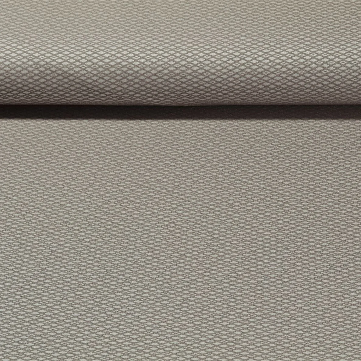 Canvas Jacquard "Country Soft" Rauten Taupe