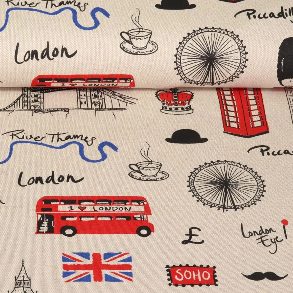 Canvas London Beige Multicolor