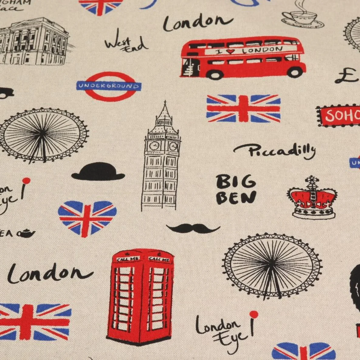 Canvas London Beige Multicolor