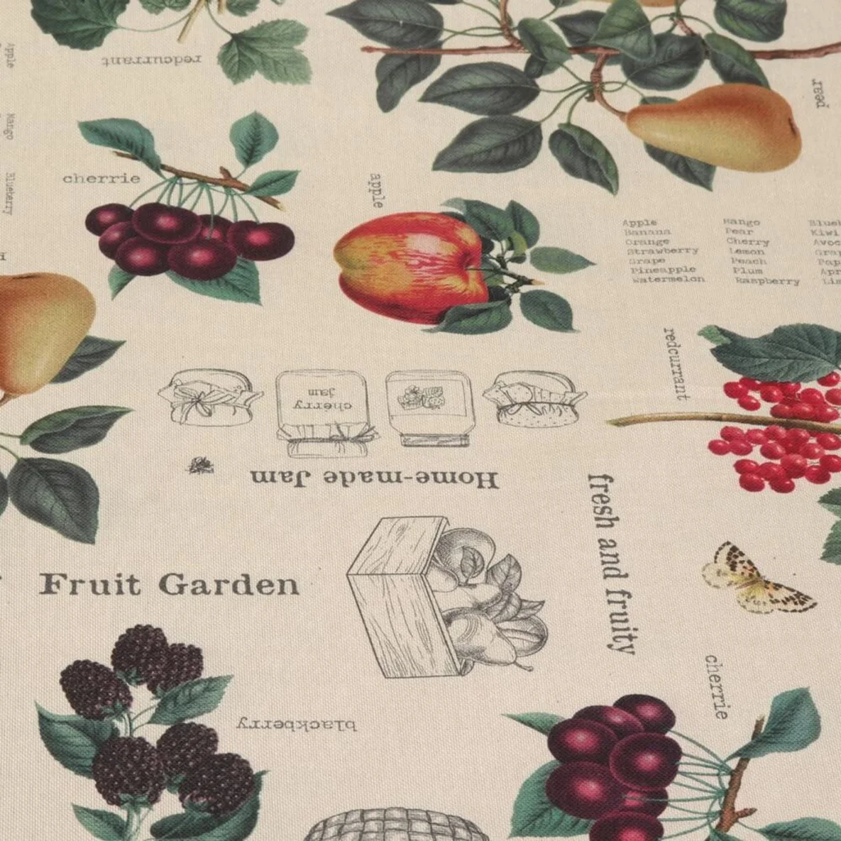Canvas Obst Beige