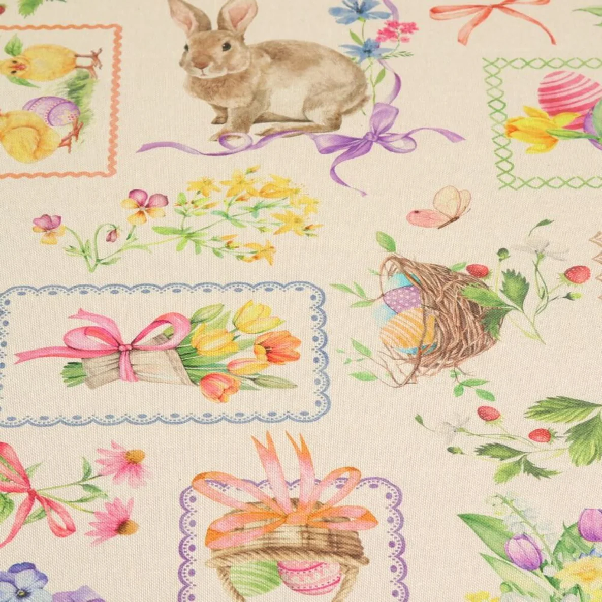 Canvas Ostern Beige