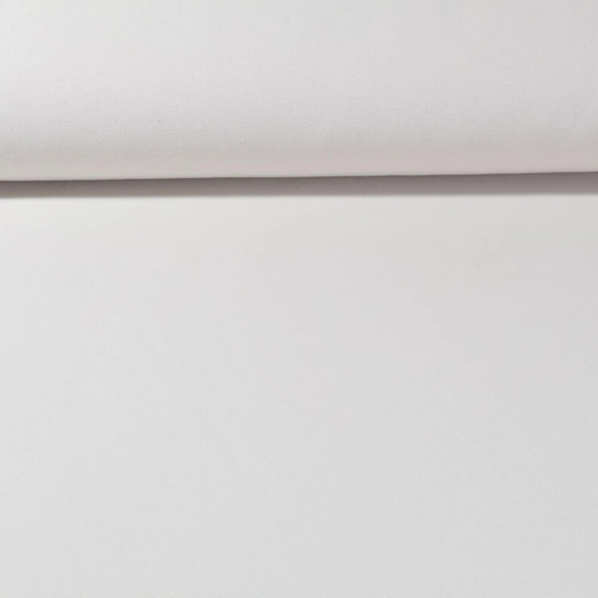 Canvas Vorhangstoff Uni Ecru