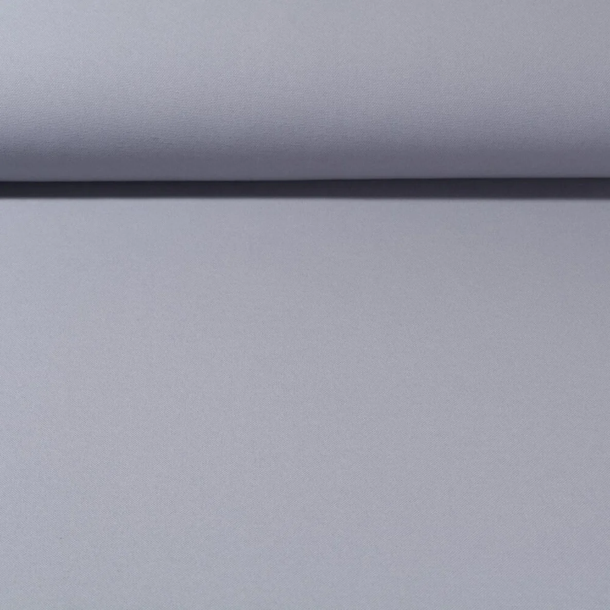 Canvas Vorhangstoff Uni Grau