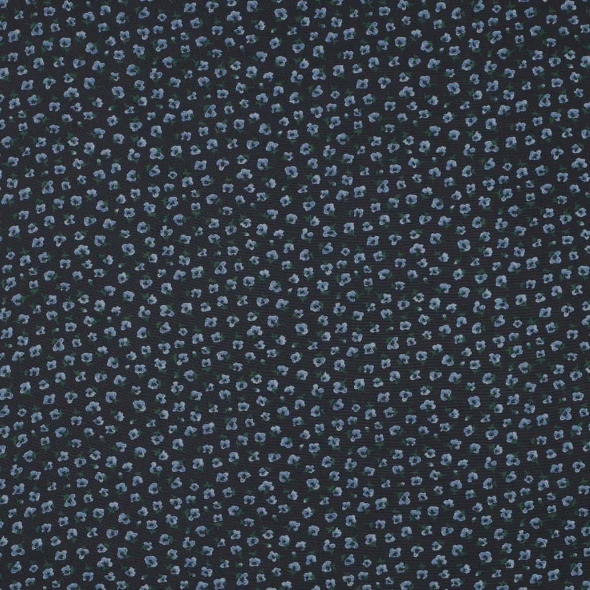 Chiffon Blümchen Navy