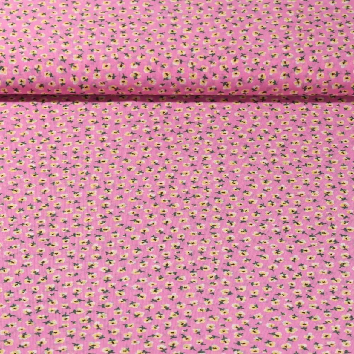 Chiffon Blümchen Rosa