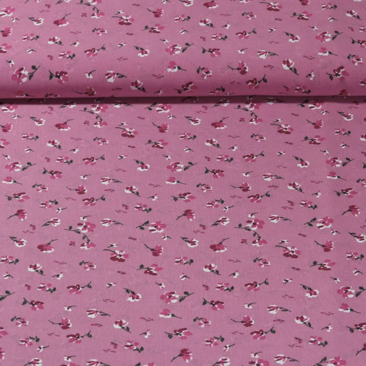 Chiffon Blumen Rosa Pink