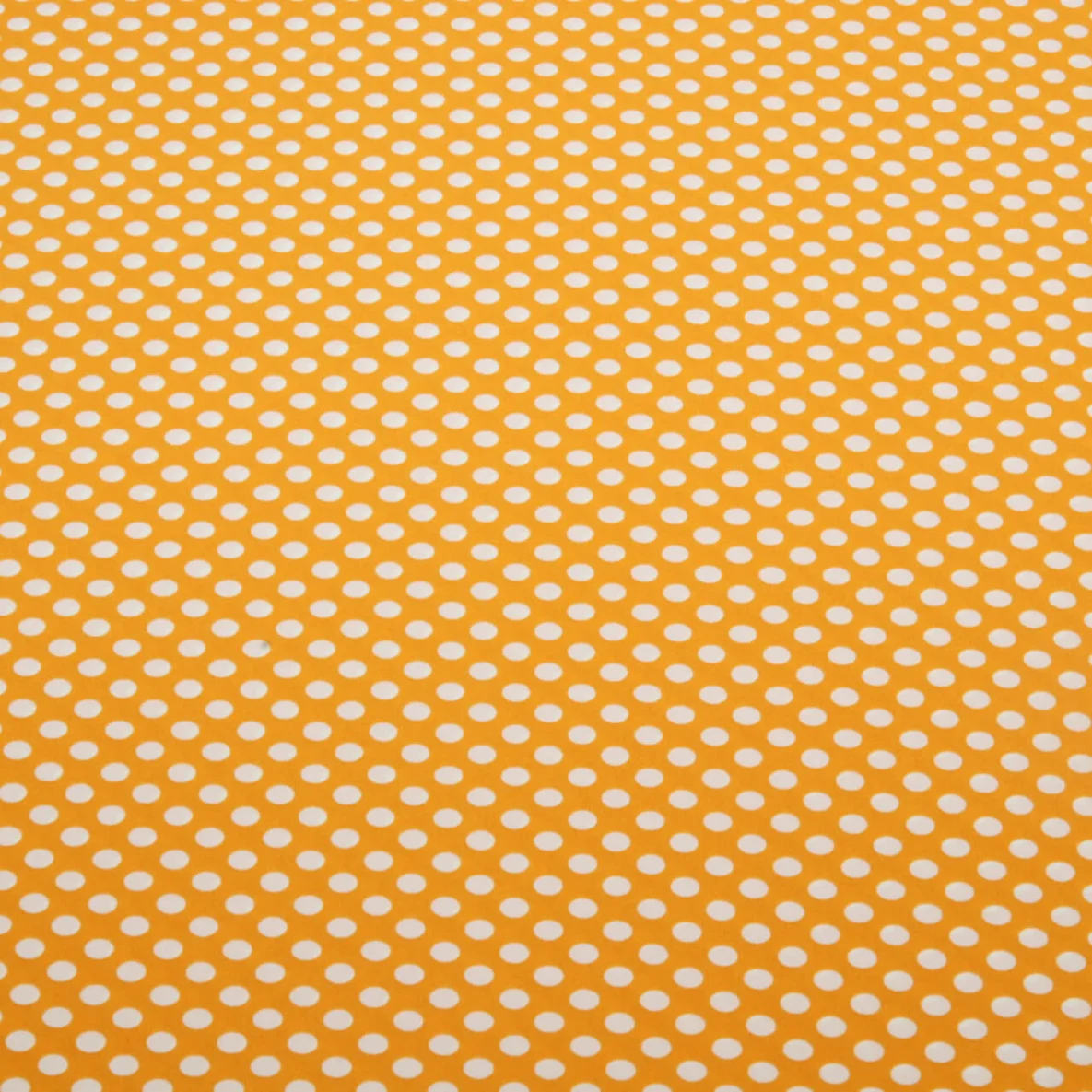 Chiffon Punkte Polka Dots Gelb Weiß