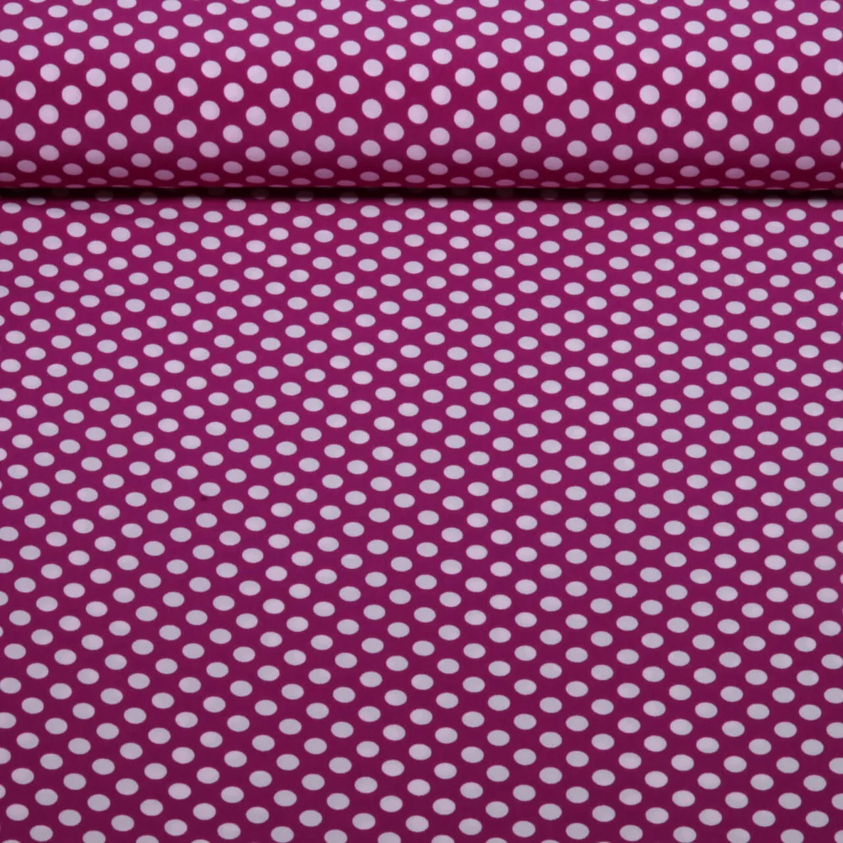 Chiffon Punkte Polka Dots Lila Weiß