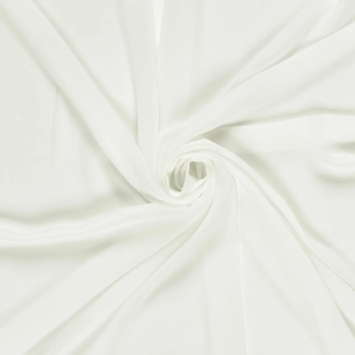 Chiffon Uni Ivory Weiß