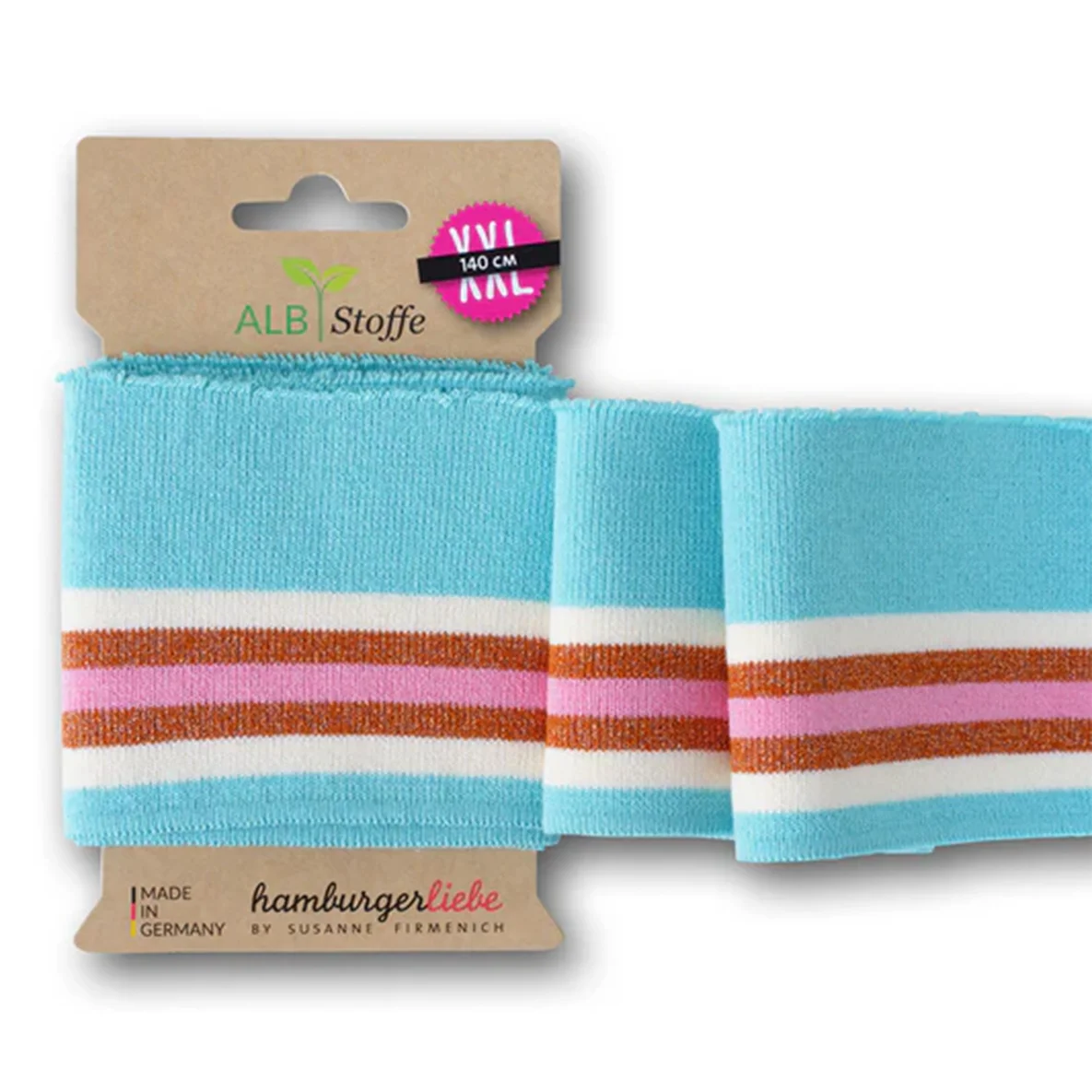 Cuff Me Glam Glossy Hellblau Kupfer