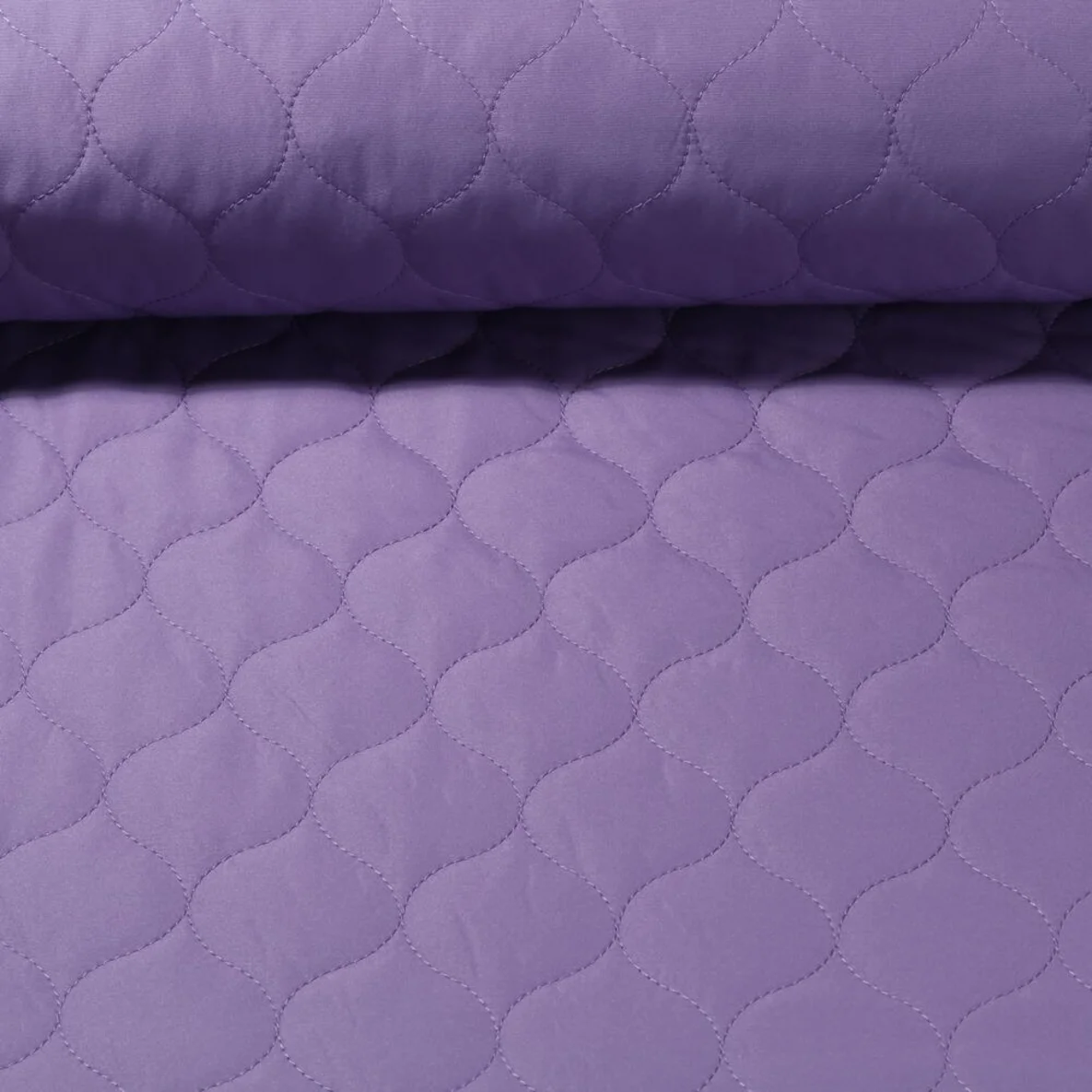 Doubleface Steppstoff Blauviolett