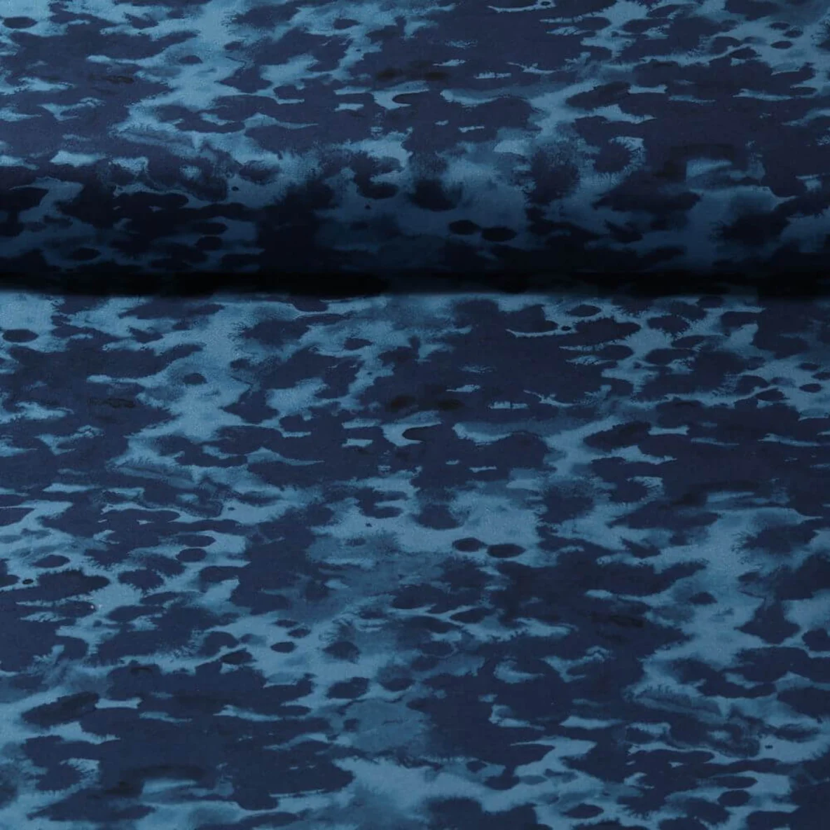 Dry Oilskin Light Farbspritzer Blau