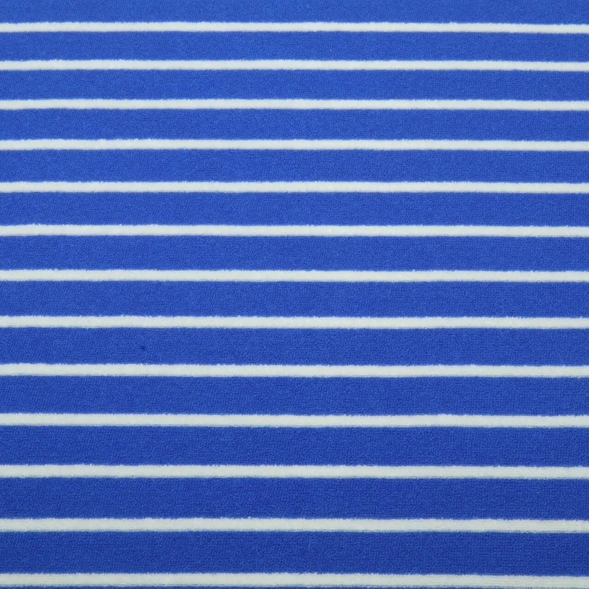 Frottee Jersey Hamburger Liebe Streifen Blau Weiß