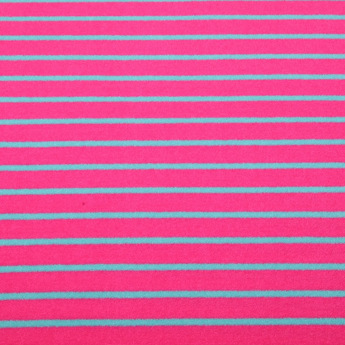 Frottee Jersey Hamburger Liebe Streifen Pink Aqua