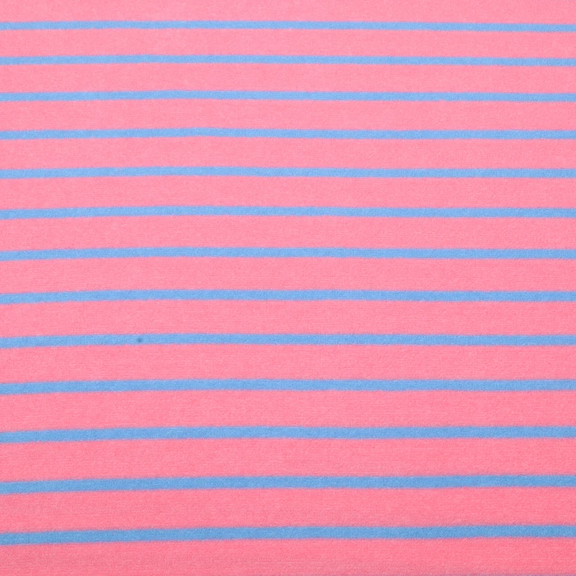 Frottee Jersey Hamburger Liebe Streifen Rosa Hellblau