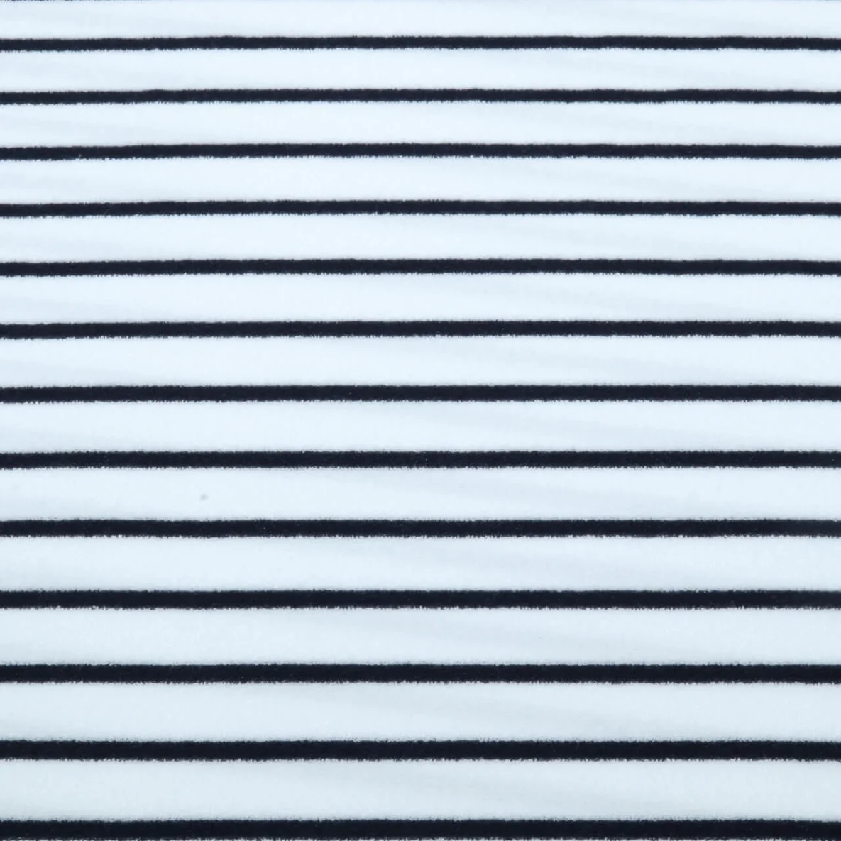 Frottee Jersey Hamburger Liebe Streifen Weiß Navy