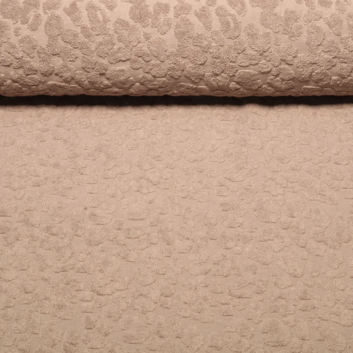 Frottee Jersey Leo Taupe