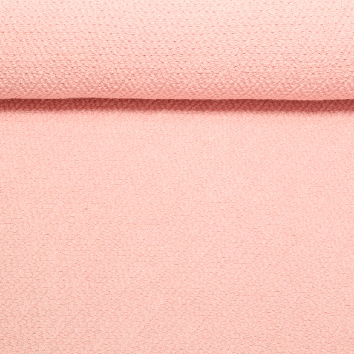 Frottee Strickjersey Uni Rosa