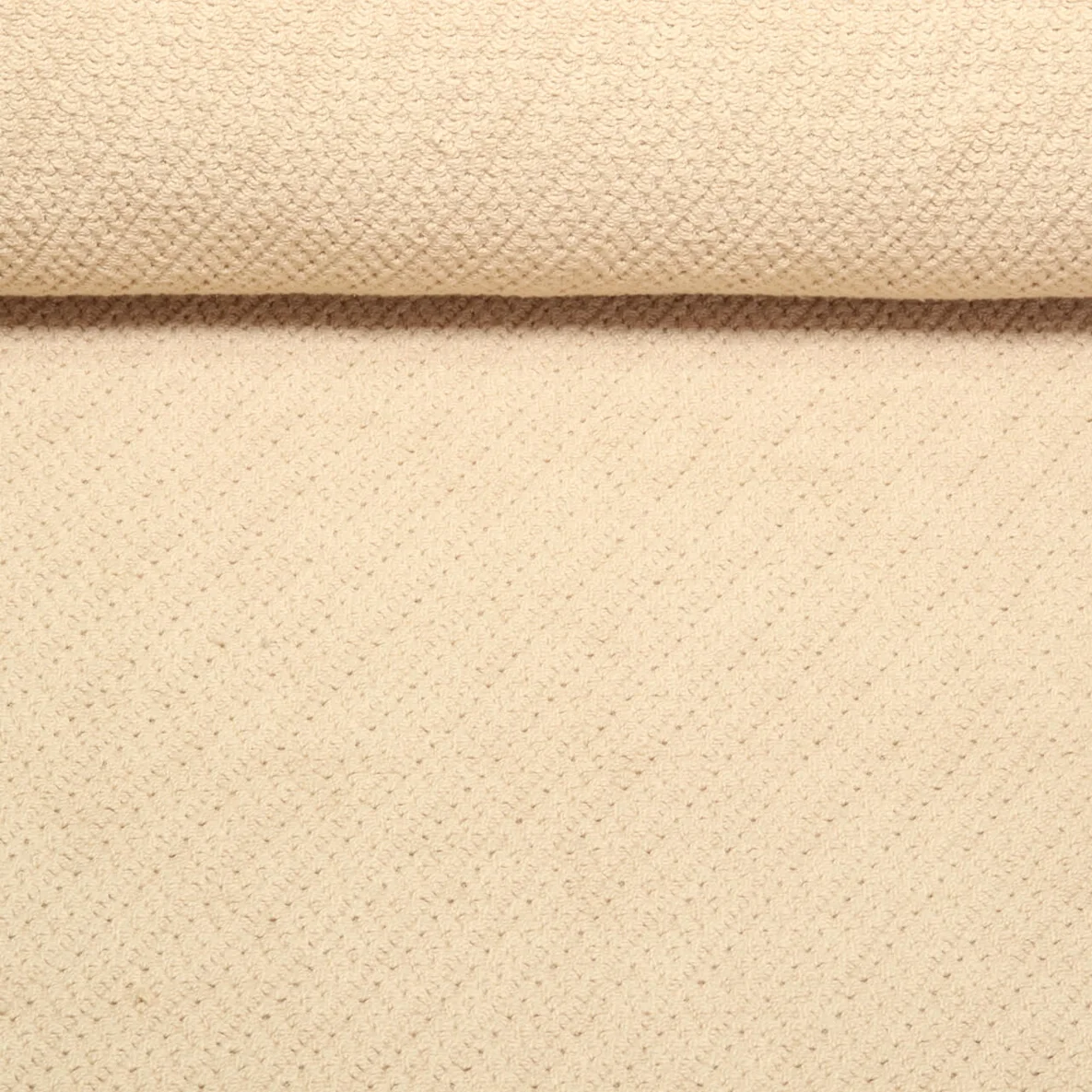 Frottee Strickjersey Uni Sand