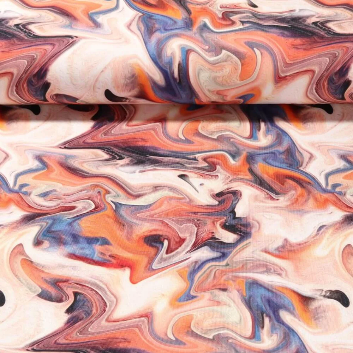 Funktionsjersey Marmoriert Groß Multicolor