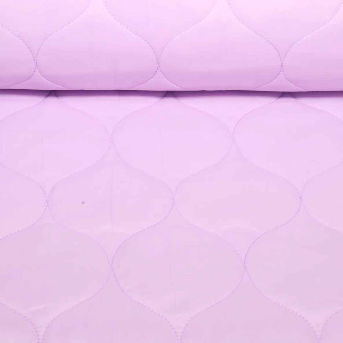 Gesteppter Jackenstoff - Flieder Wattiert