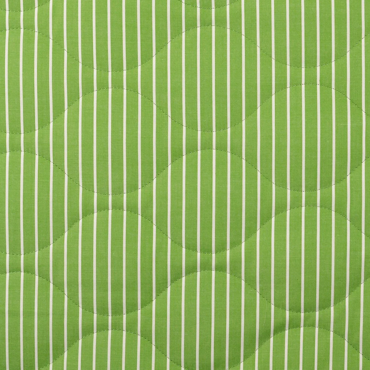 Gesteppter Jackenstoff Sommerstepp Doubleface Streifen Grün