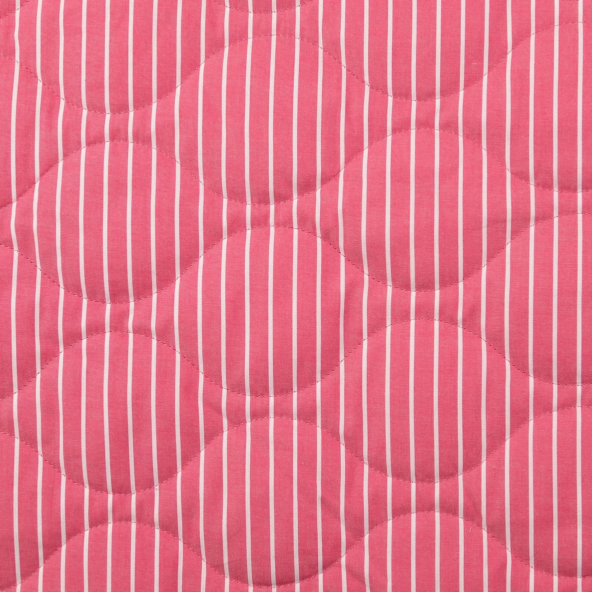 Gesteppter Jackenstoff Sommerstepp Doubleface Streifen Pink