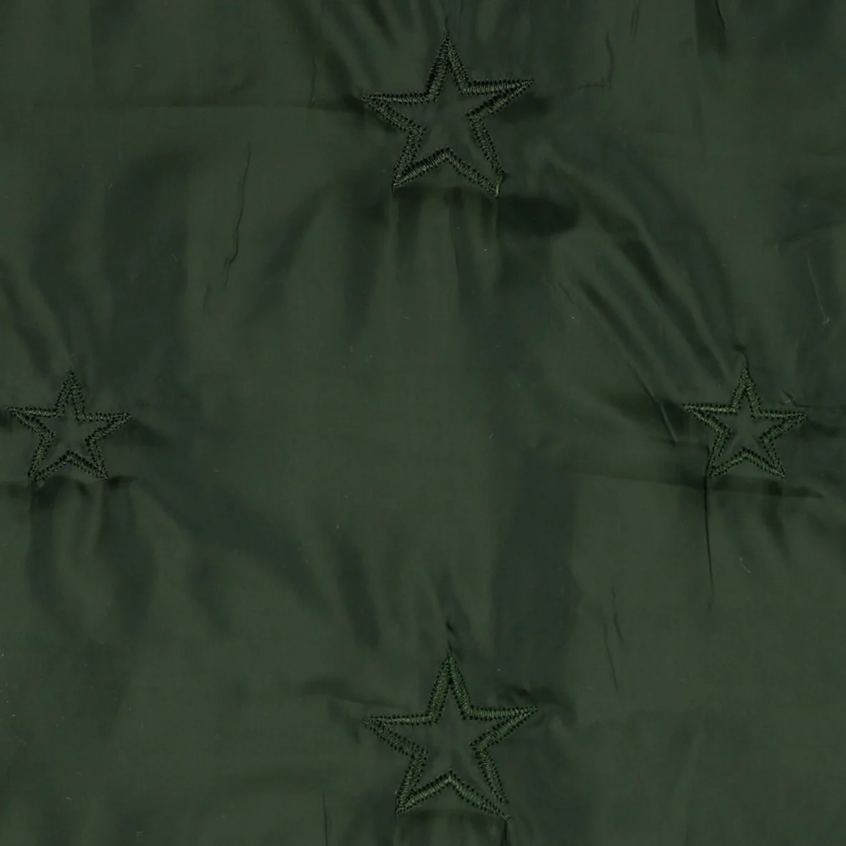 Gesteppter Jackenstoff Sterne Army